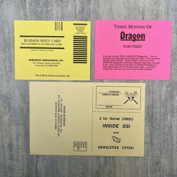 Advanced Dungeons & Dragons: Secret of the Silver Blades 1990 Tandy PC Big Box - Picture 13 of 16